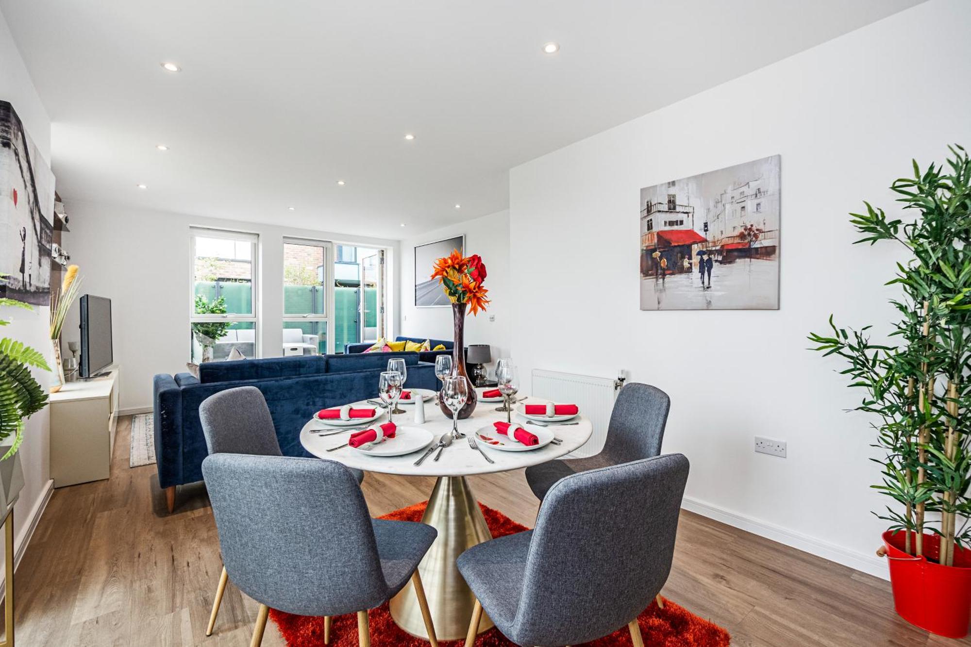 Chiswick Park 3 Bed 3 Bath West London - Parking Apartment Luaran gambar
