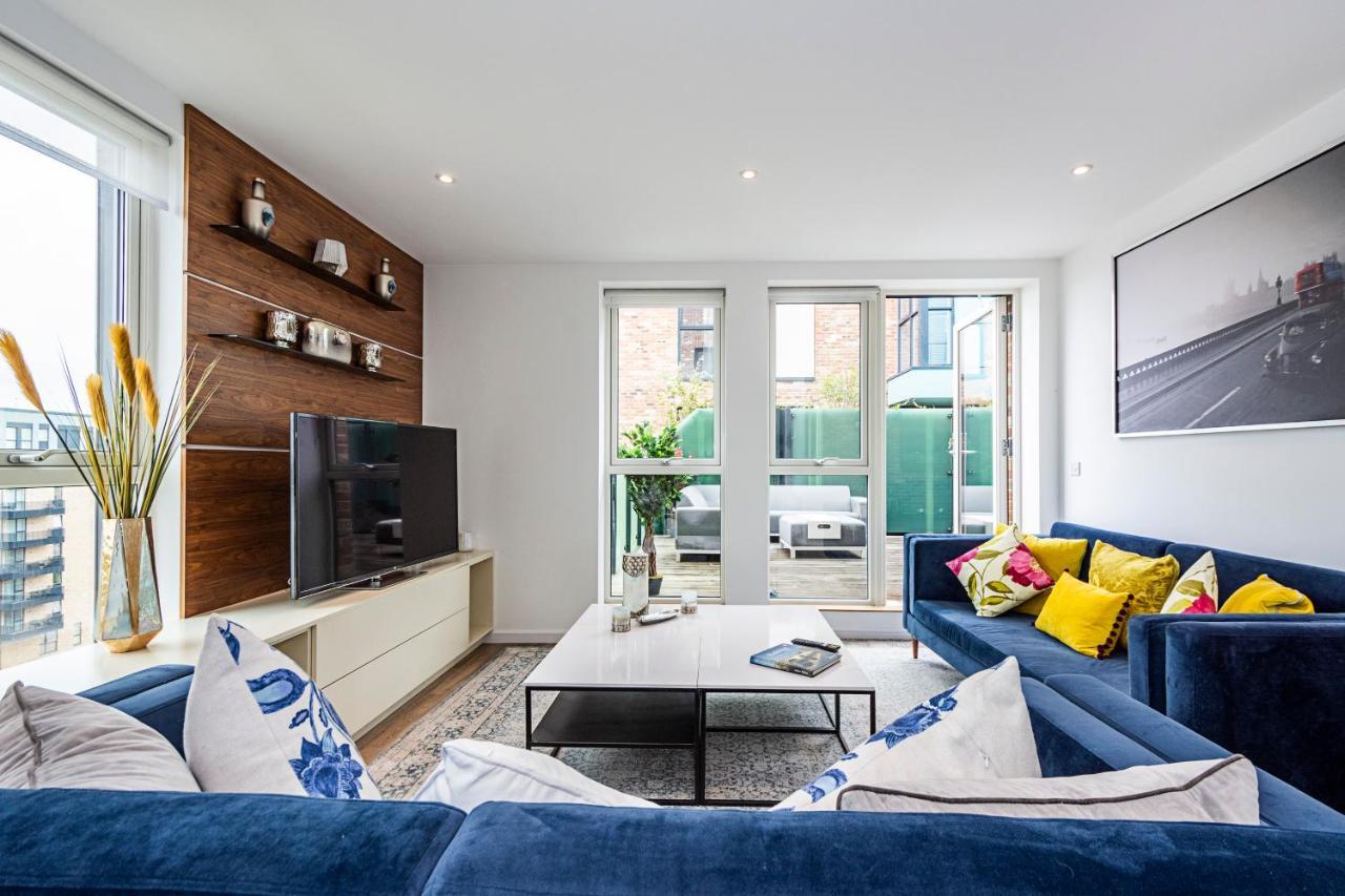 Chiswick Park 3 Bed 3 Bath West London - Parking Apartment Luaran gambar